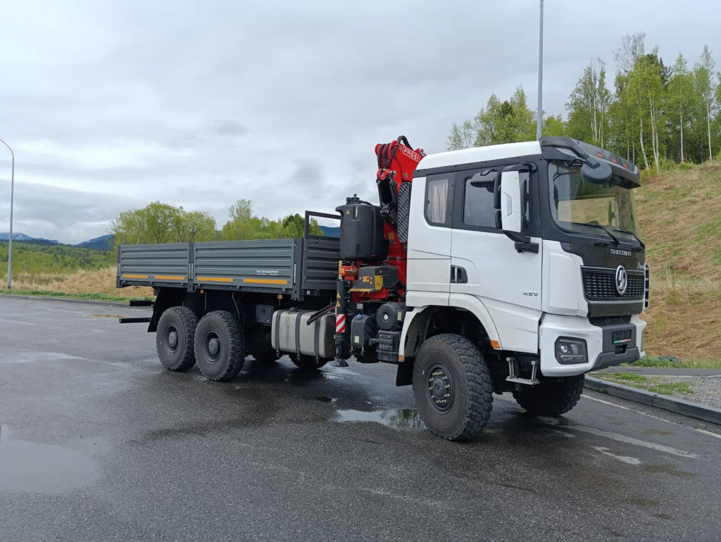 SHACMAN 6x6 с КМУ FASSI F245А.0.22 – 2. Помчали!