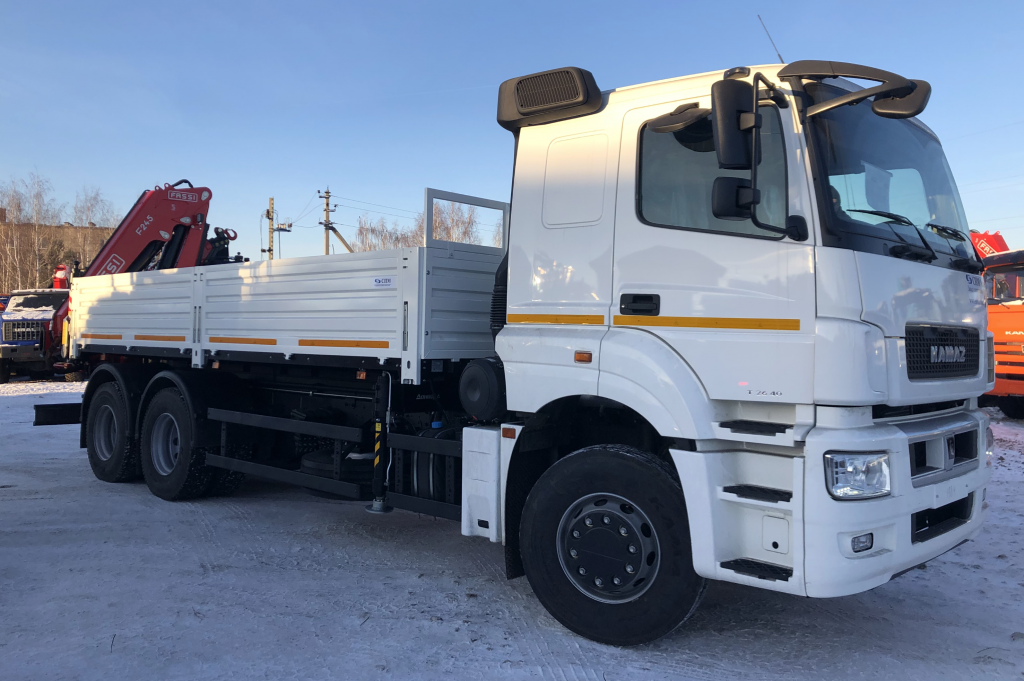 КАМАЗ 65207-1002-87 c КМУ FASSI F245A.0.24