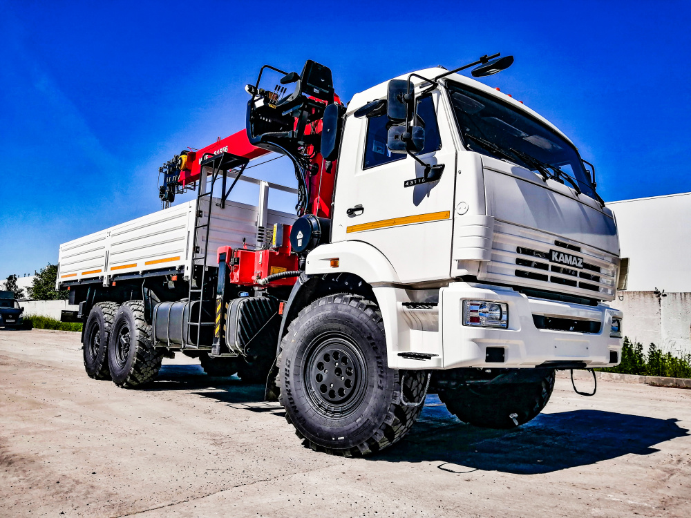 КАМАЗ 43118 с КМУ FASSI XR716