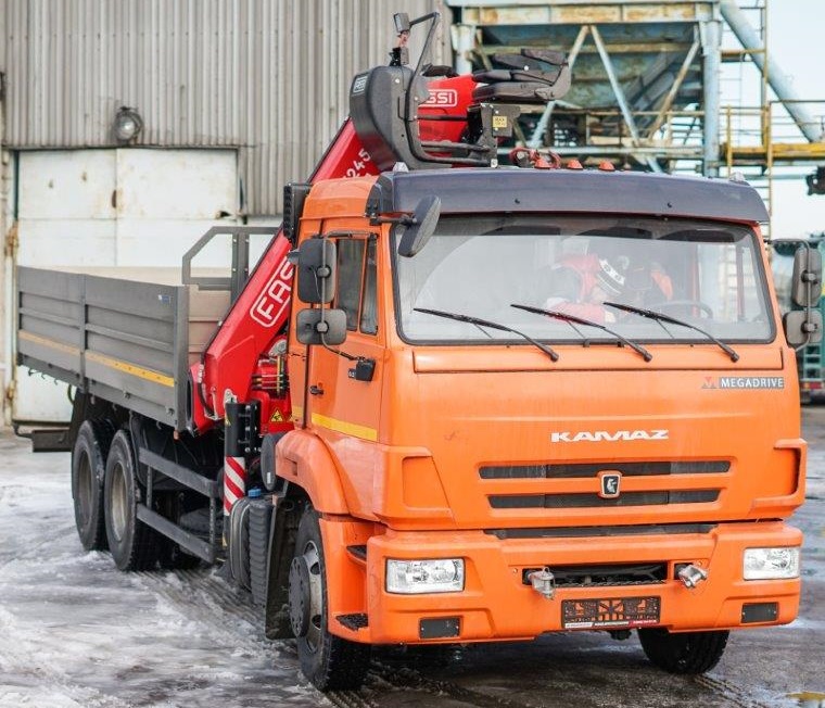 КАМАЗ 65115 с КМУ Fassi F245A.0.24