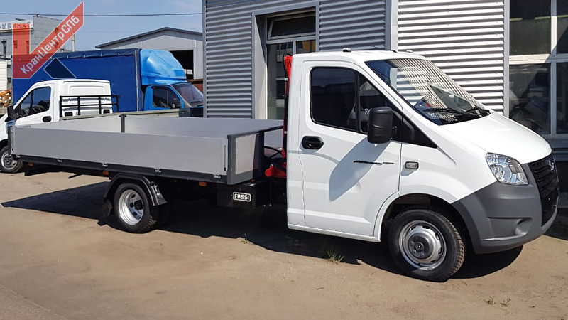 КМУ серии Micro для перевозки малогабаритного строительного оборудования