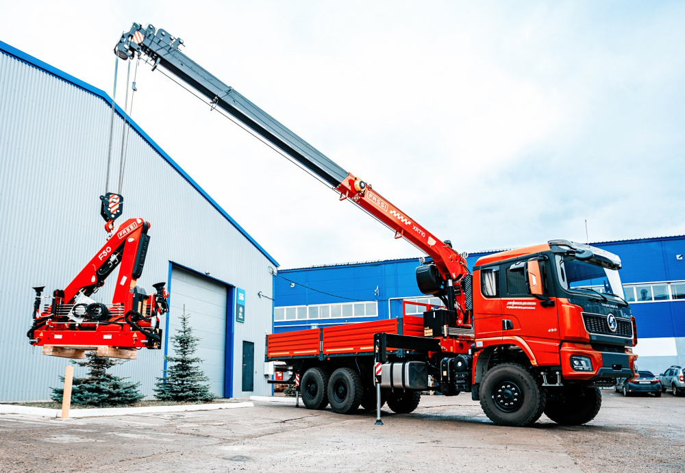 SHACMAN 6х6 X3000 с КМУ FASSI XR716
