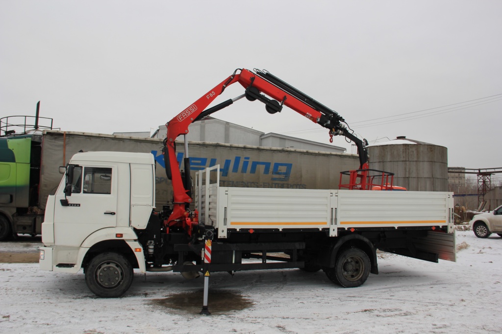 Впервые! Сертифицированная многофункциональная машина с люлькой на кране Fassi F85B.0.24.