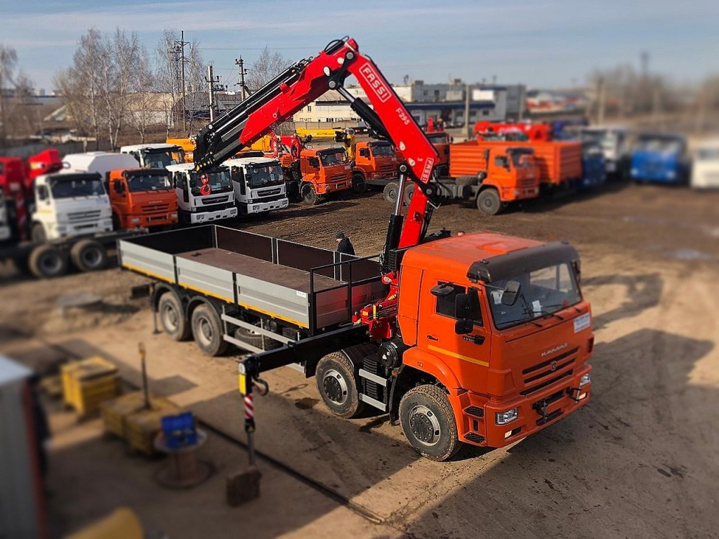 КАМАЗ 65201 c КМУ Fassi F295A.2.25