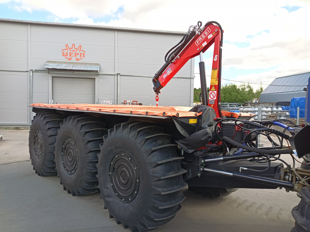 Российский завод ШЕРП продолжает выпуск вездеходов с КМУ FASSI